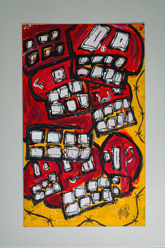 "THE YARD" 21" x 36"