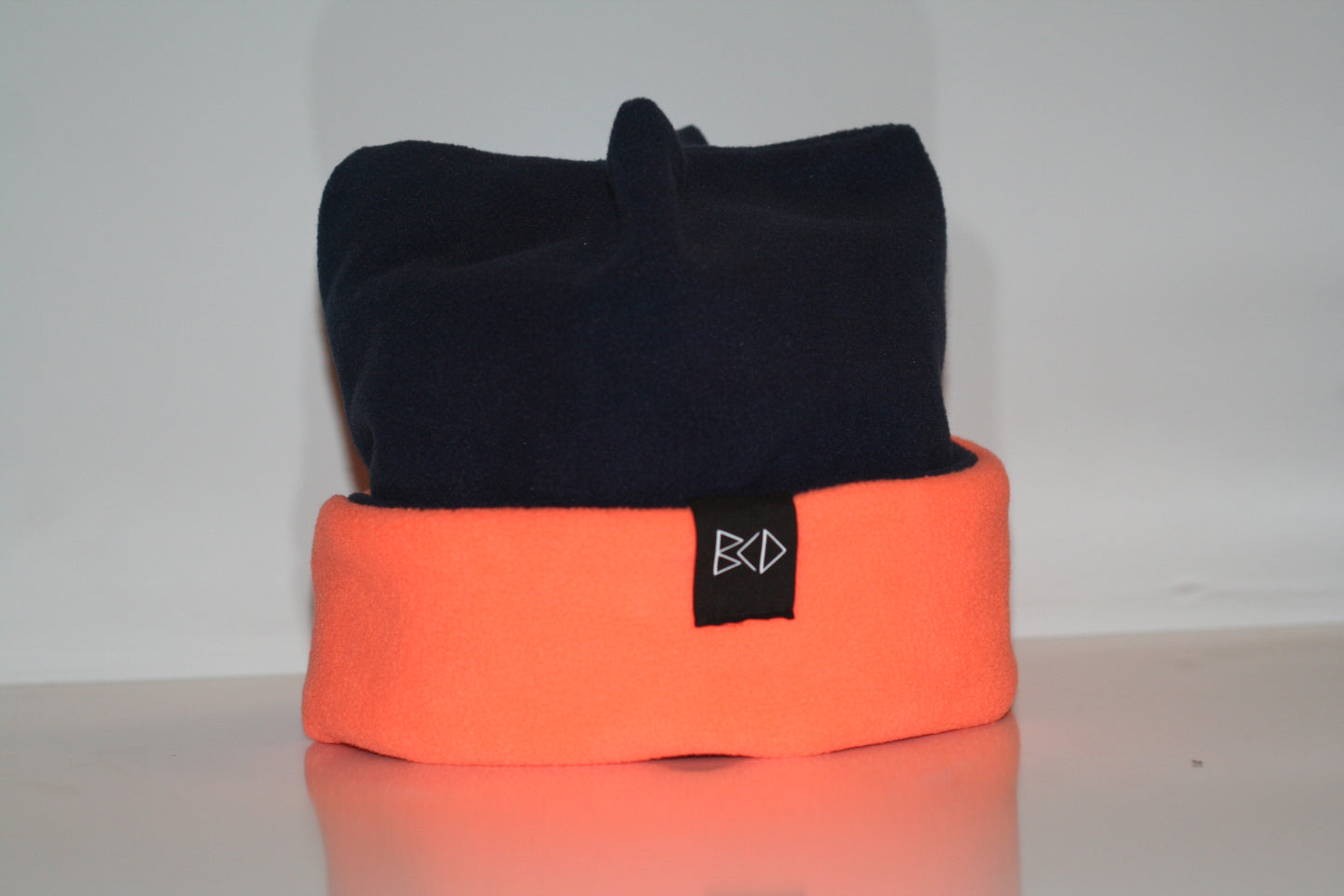 Handmade 4 Point Reversable Fleece Beanie